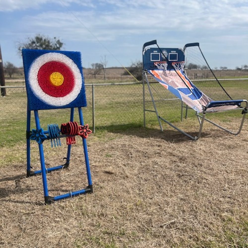 Axe Throwing & Double Basketball Arcade