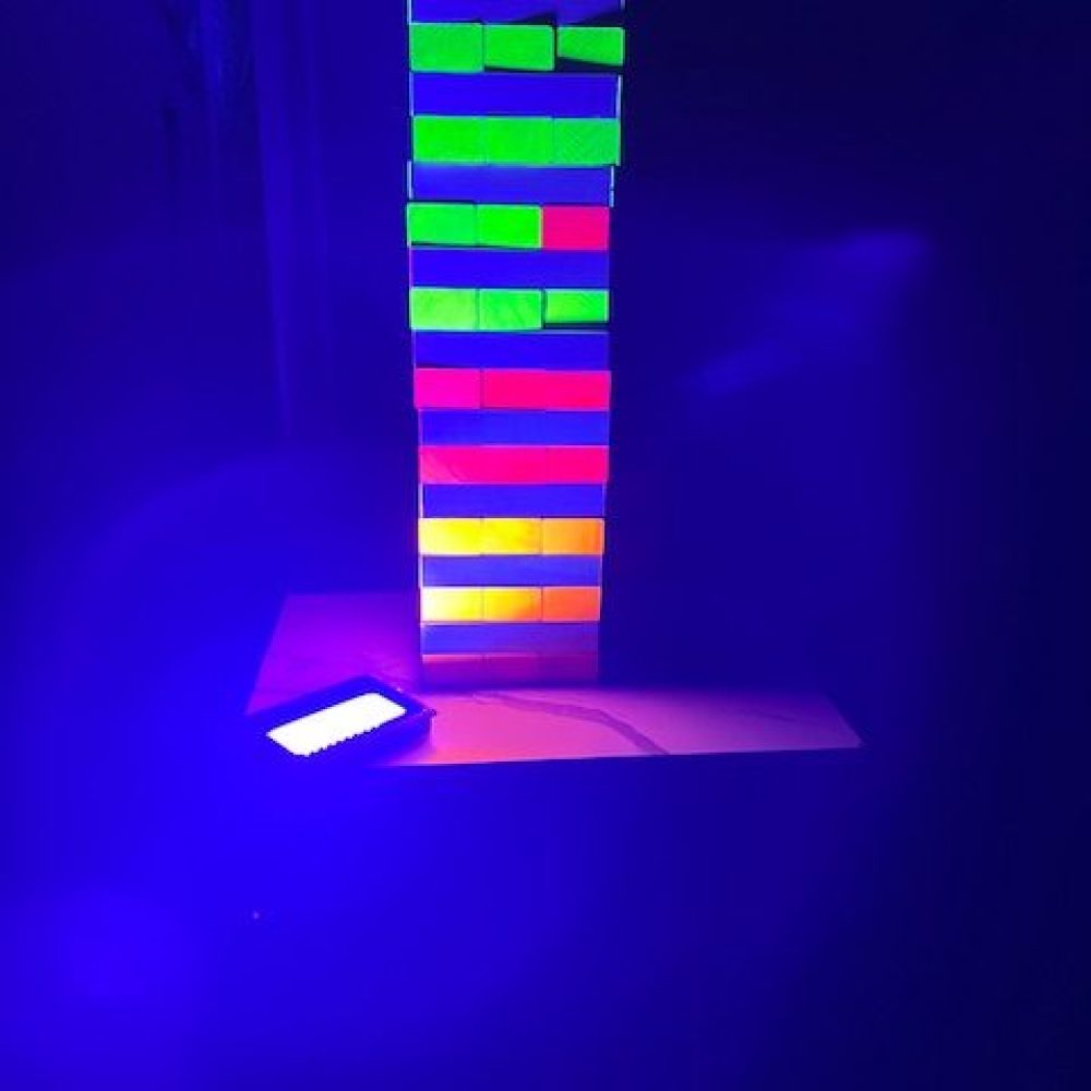Black Light Giant Jenga