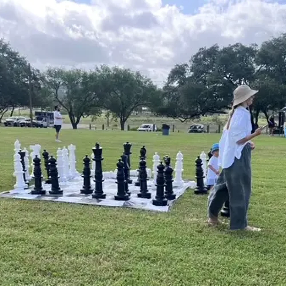 Giant Chess Set @ Kid Fest 2025 @ Bar K Park